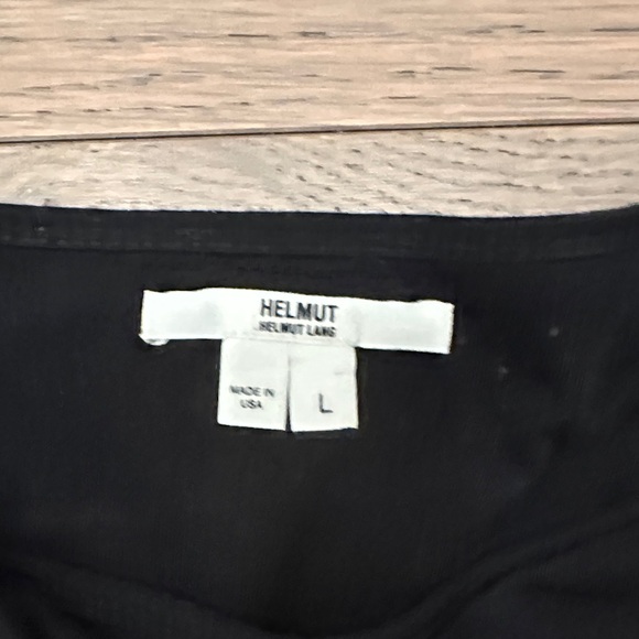 Helmut Lang Elegant Black Ruched Dress - Picture 2 of 6